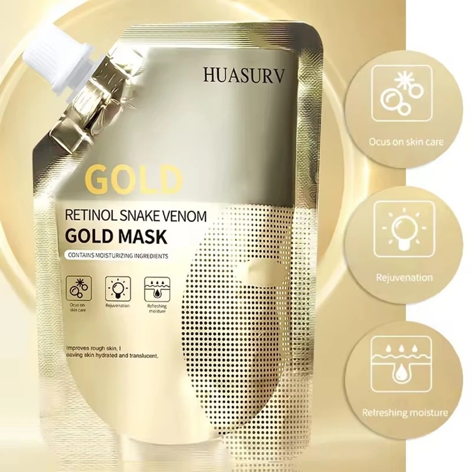 Facial Huasurv Gold Mask